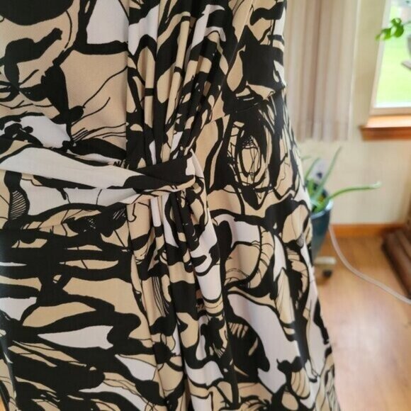 Dana Buchman Dress Geometric Knot Shift Small Relaxed Corporate Office Chic EUC - Picture 5 of 14